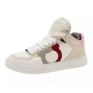 Salvatore Ferragamo MARVELOUS 12 M Men’s Sneakers White Leather